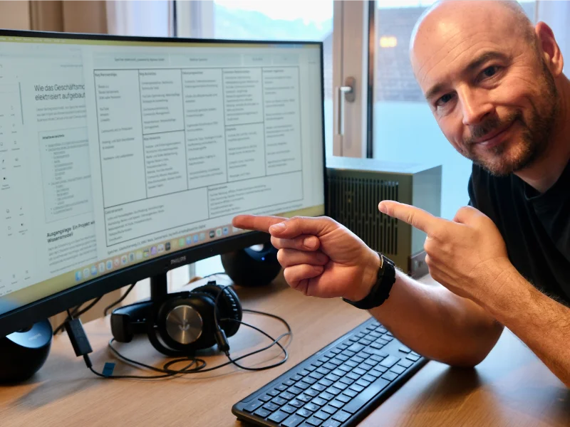 How the Speicher elektrisiert business model is designed